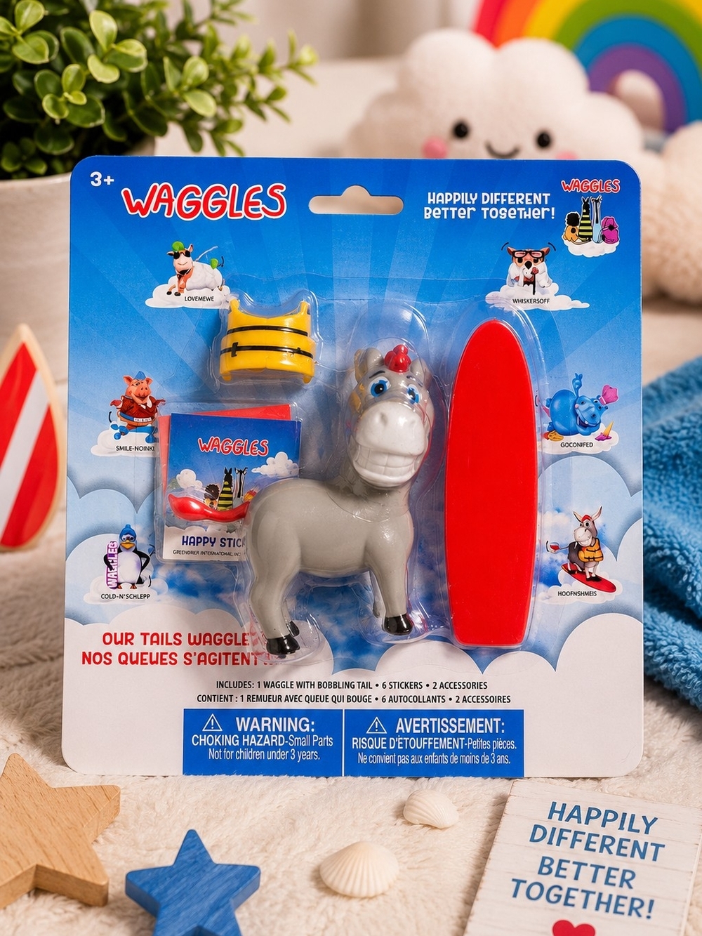 💎10/10 Waggles Donkey Toy Figure